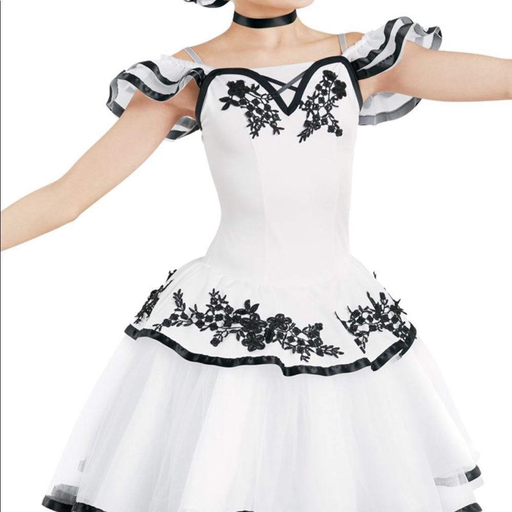 Brand new. NEVER WORN. Large Child Weismann Ballet dress. NEVILLE'S WALTZ